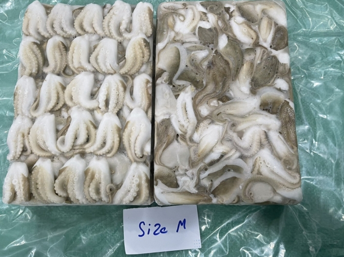 Bạch tuộc cắt đông lạnh
